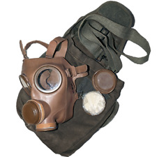 French 40mm NATO CBRN Gas Mask ANP-51 (French M53) Size III - Great Condition picture