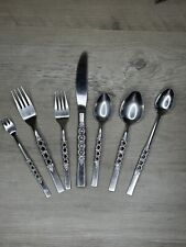 Northland Stainless Flatware Japan Vintage Rose Wisp Service For 6 picture