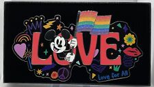 Disneyland Paris Pride Mickey Mouse LOVE Jumbo LE 500 Pin picture
