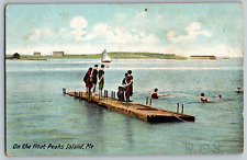 Portland, Maine ME - On the Float Peaks Islands - Vintage Postcard - Unposted picture