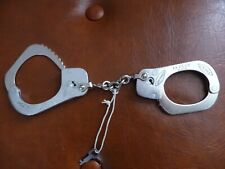 Original  french LaPegy national police Handcuffs Rare +orig key Excellent picture