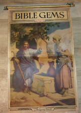 Antique 1925 Bible Gems Illustrated Calendar Complete w/All Pages picture