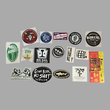 24 New Unused Craft Beer Brewery Stickers Some Duplicates Mainly East Coast picture