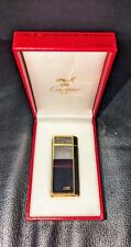 Cartier LIGHTER Very Rare COLLECTIBLE GOLD with BLACK LACQUER ,Box  picture
