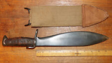 WWI US Bolo Knife w/ Partial Scabbard Mod 1917  Plumb Philadelphia 1918 picture