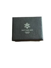 Rare 2002 Salt Lake Olympic Engraved, Cut Glass in Souvenir Box picture