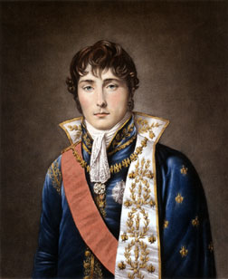 Engraved portrait of Eug�ne de Beauharnais
