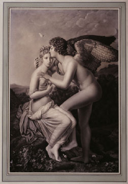 Preparatory drawing for �Psyche and Cupid�