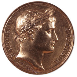 Gold medal commemorating Emperor Napol�on I�s coronation