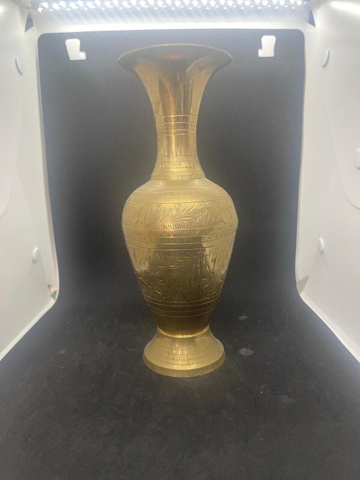 Copper Vase Vintage Old Antique Hand Made Holy Land Palestine Used
