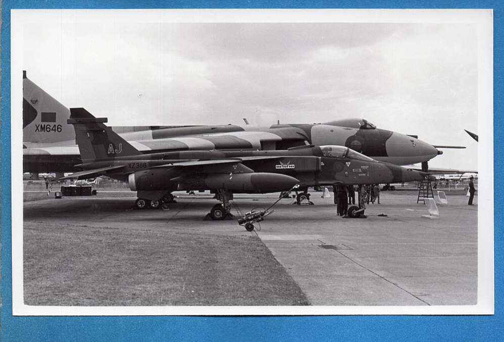 1973-1980s RAF Royal Air Force SEPECAT Jaguar XZ386 Original Photo