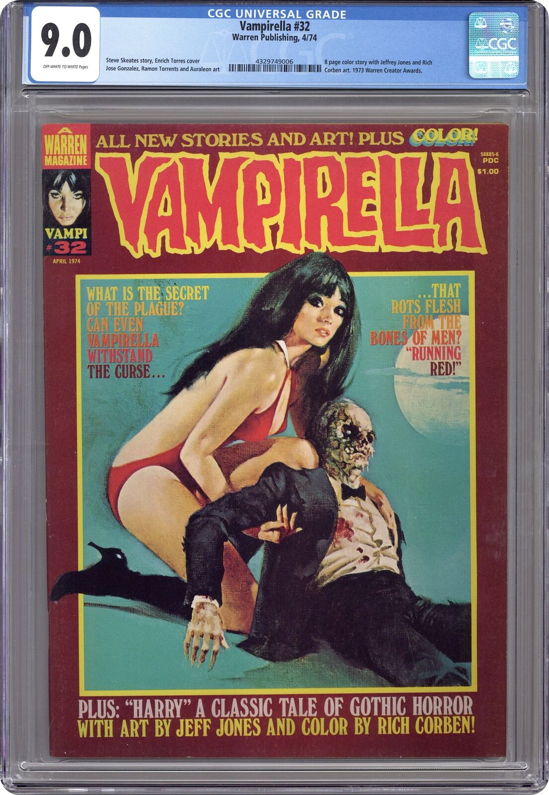 Vampirella #32 CGC 9.0 1974 4329749006