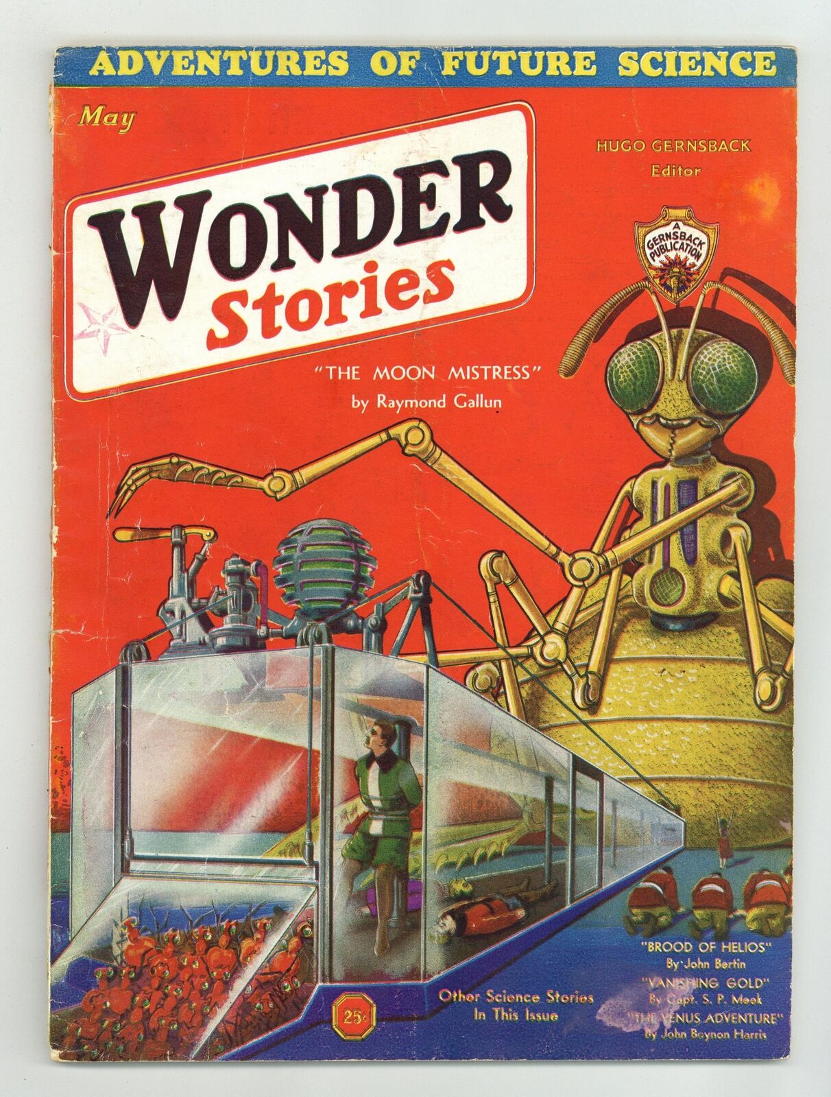 Wonder Stories Pulp 1st Series May 1932 Vol. 3 #12 GD/VG 3.0