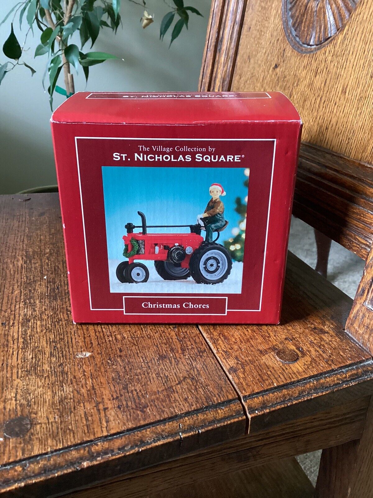 ST. NICHOLAS SQUARE VILLAGE - “Christmas Chores”  (Tractor” ) Accessory-New