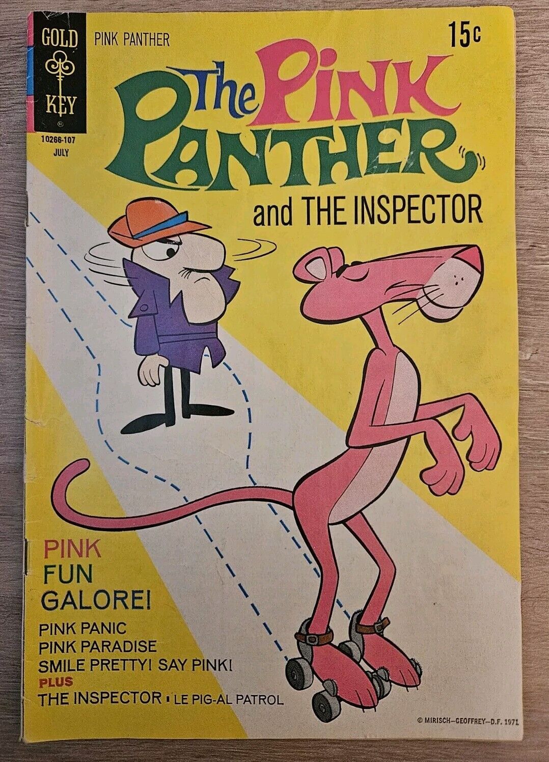 The Pink Panther and THE INSPECTOR #2 Gold Key 1971