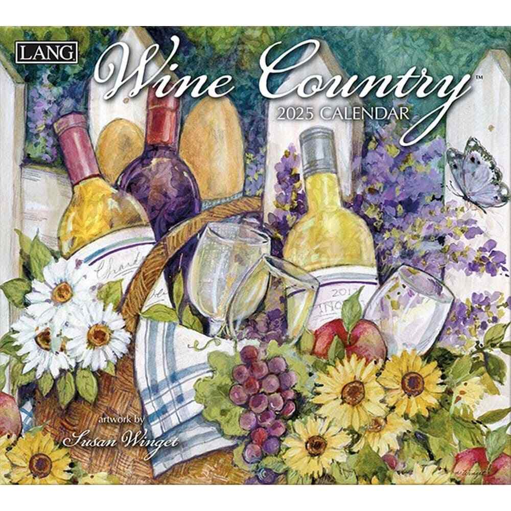Lang Companies,  Wine Country by Susan Winget 2025 Wall Calendar