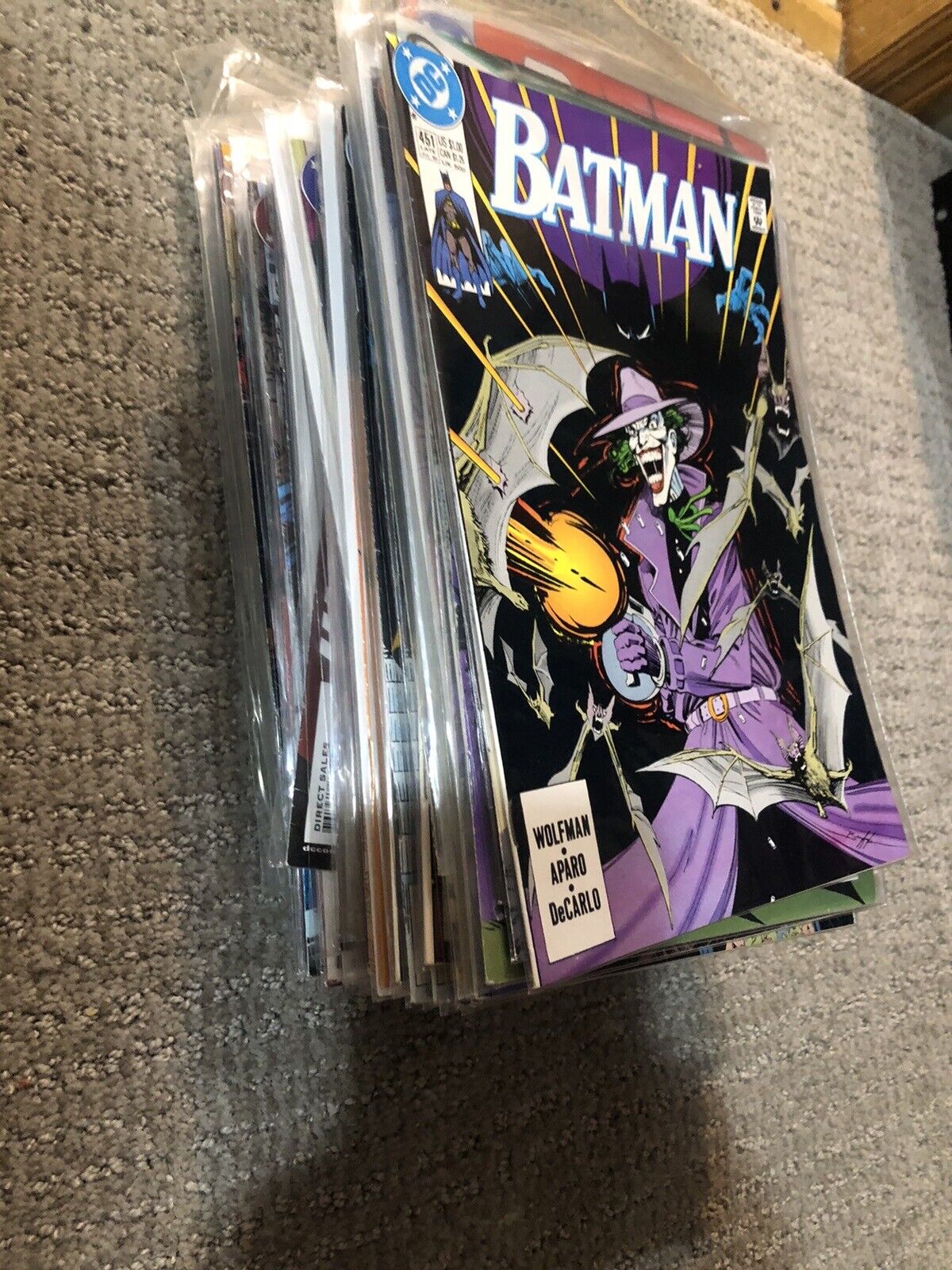 Lot Of 60 Batman Comics. 7 Pounds Of DC Comics