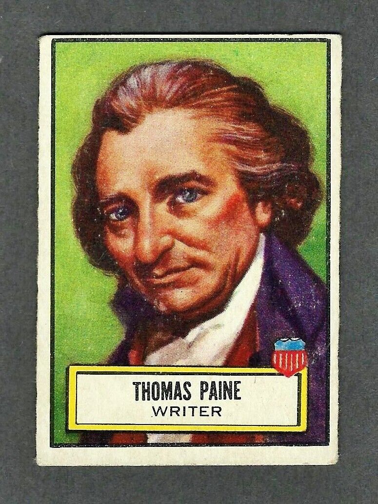 1952 Topps Look n See #78 Thomas Paine