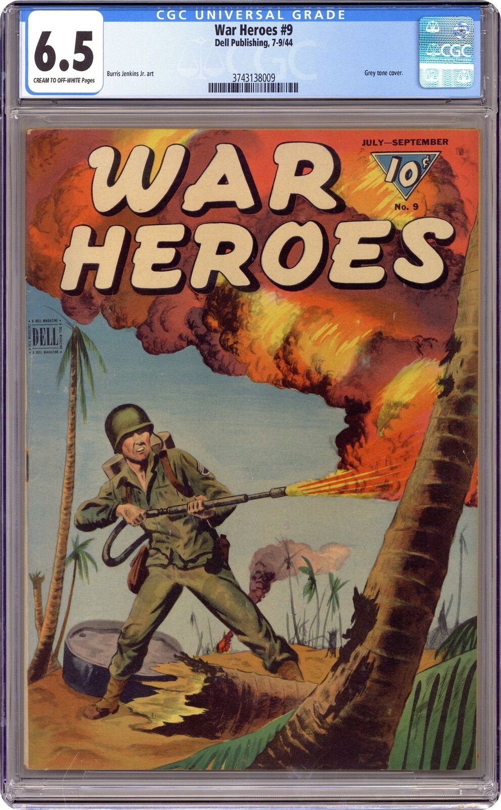 War Heroes #9 CGC 6.5 1944 3743138009