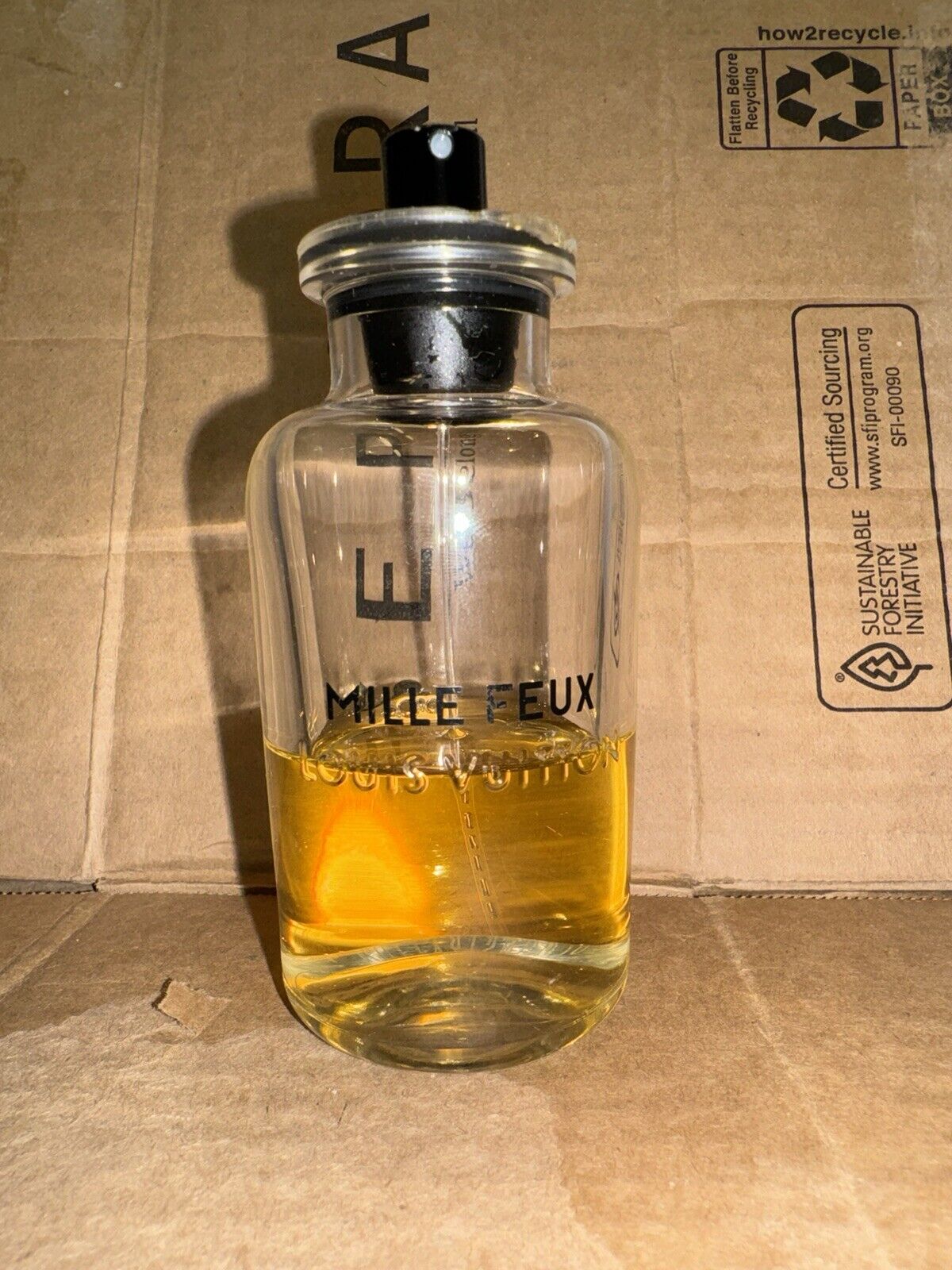 *USED TESTER NO BOX NO CAP* LOUIS VUITTON MILLE FEUX 3.4oz 100ml *USED*