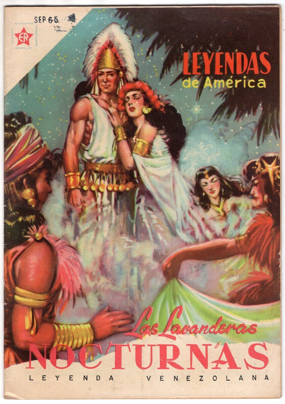 Leyendas de American #1 1956 NOCTURNAS Foreign Spanish Mexico Comic Book