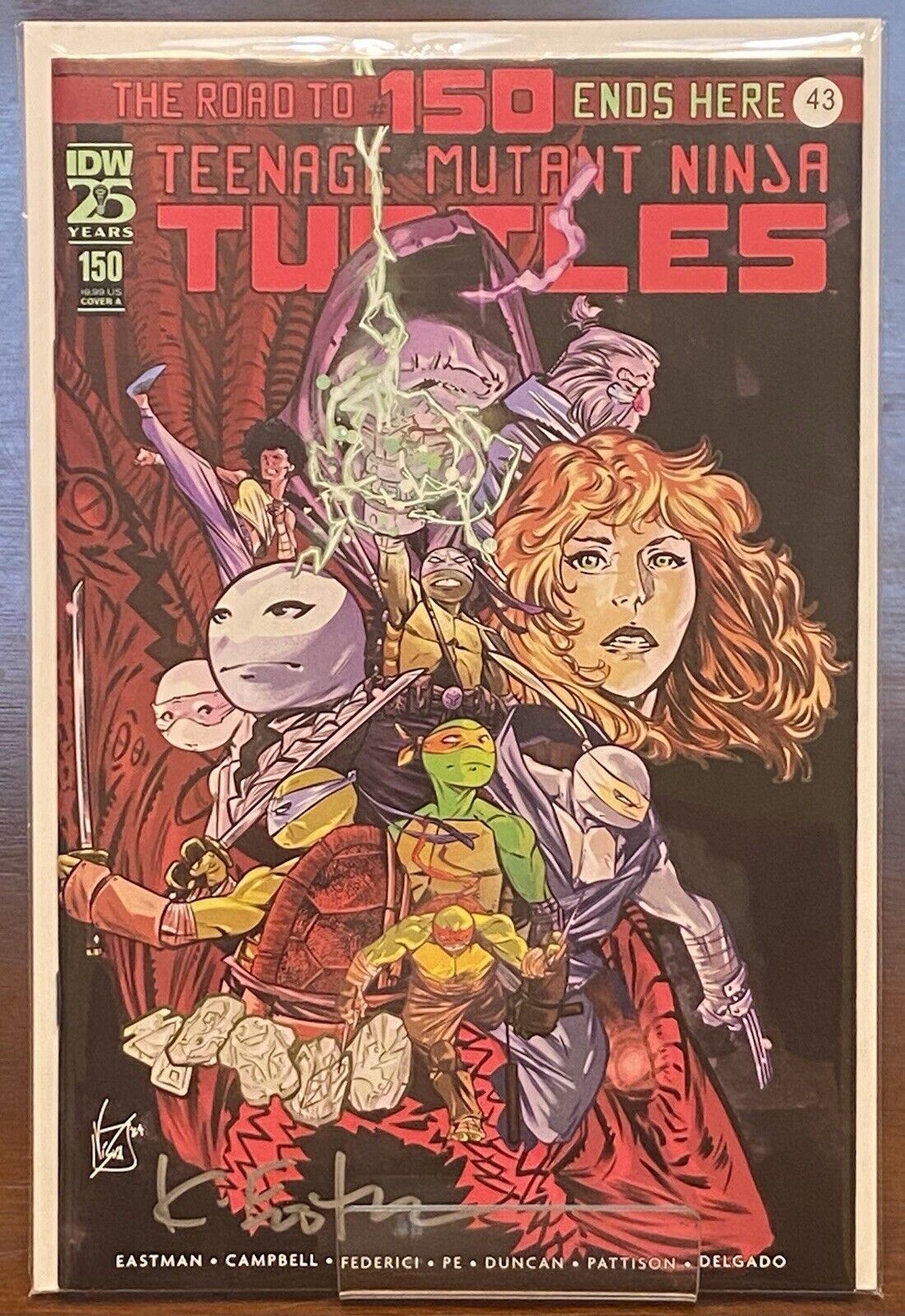 Teenage Mutant Ninja Turtles #150 Cover A SIGNED by Kevin Eastman with COA
