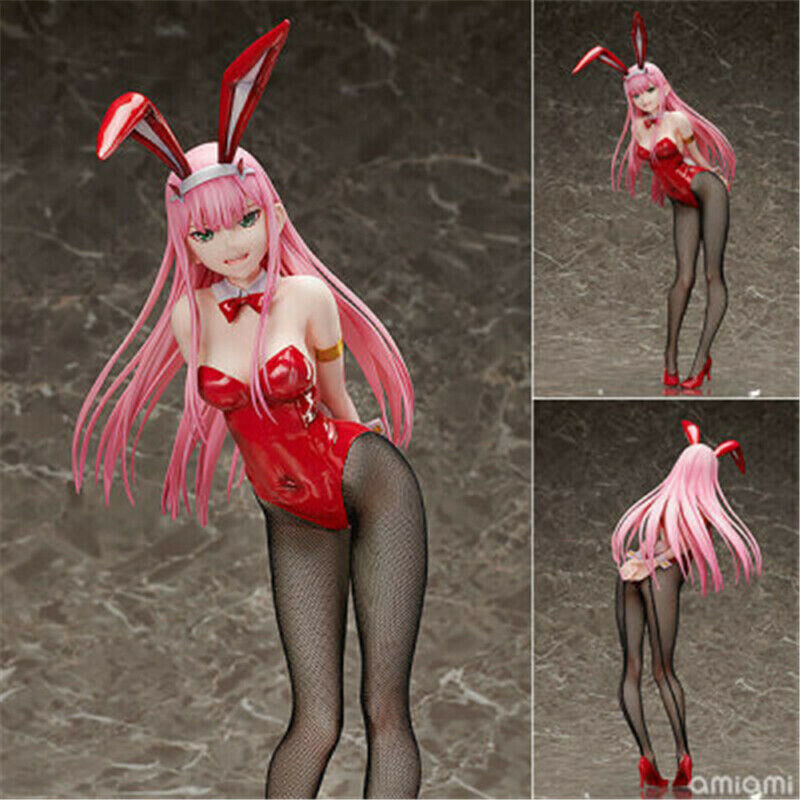 1/4 Anime Darling in the Franxx Zero Two 02 Bunny Ver Action Figure Toy Gift Box