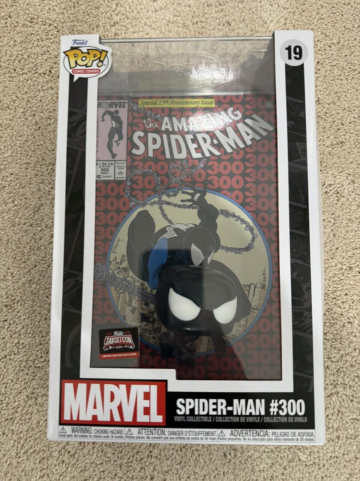 Funko Pop Comic Book Cover with case: Marvel - Spider-Man #300 - Target (T)...