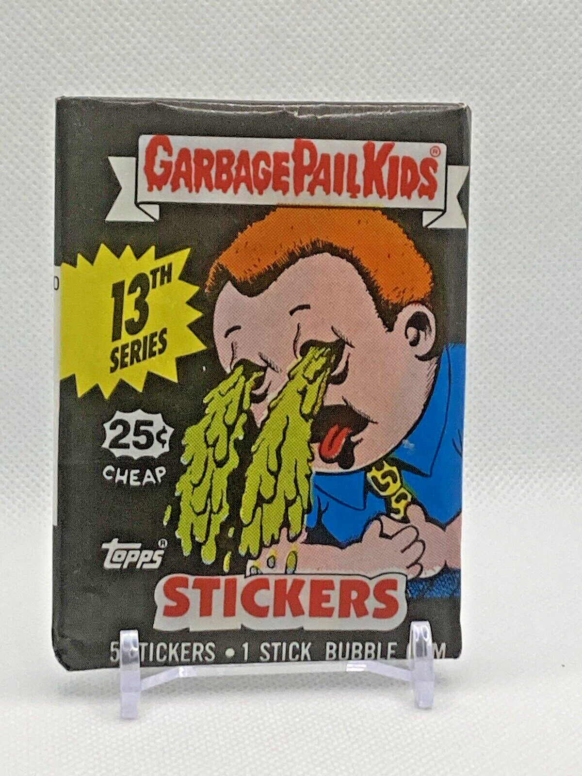 1988 Topps Garbage Pail Kids Original 13th Series 13 OS13 5-Card Wax Pack GPK