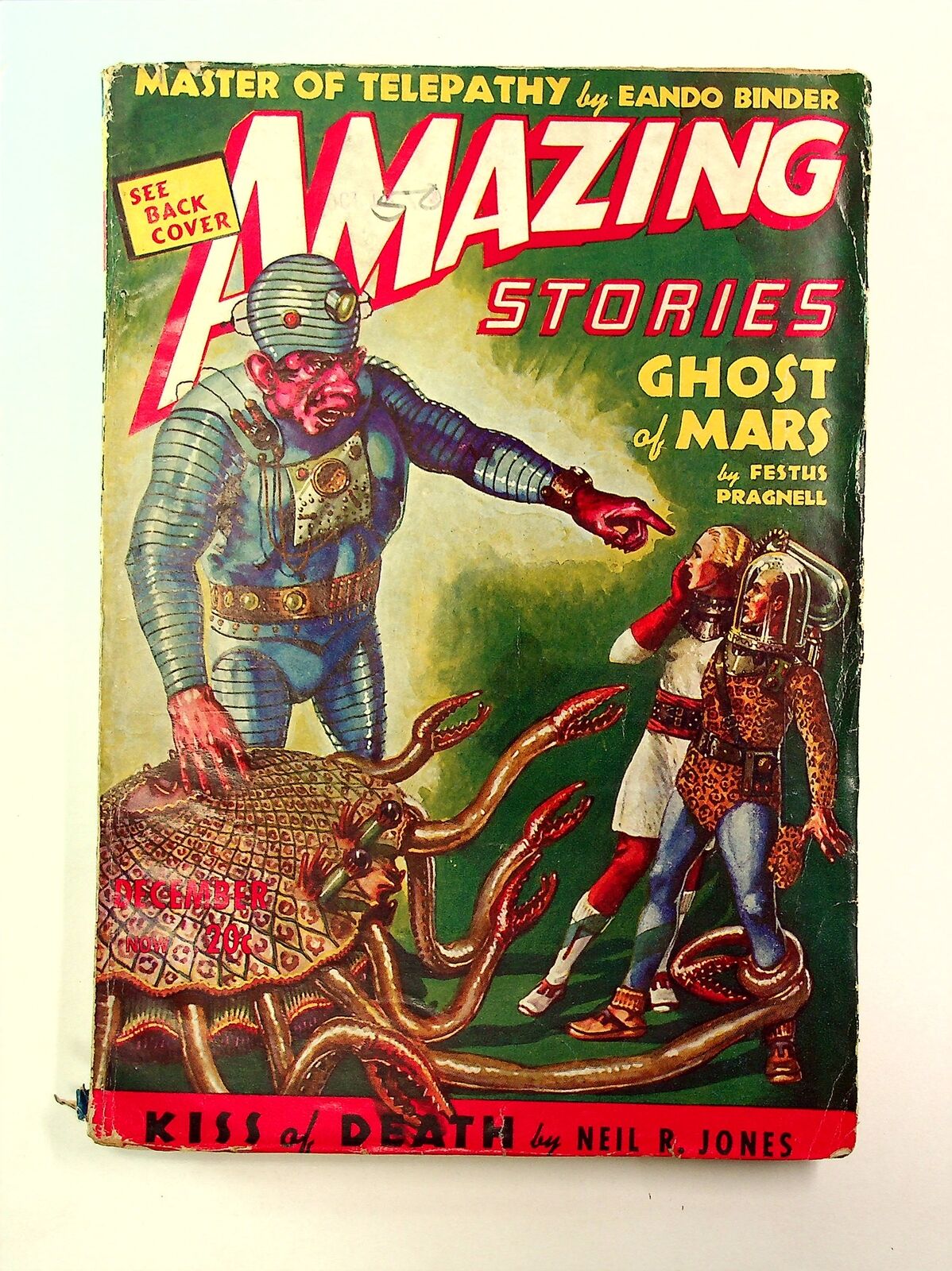 Amazing Stories Pulp Dec 1938 Vol. 12 #7 VG
