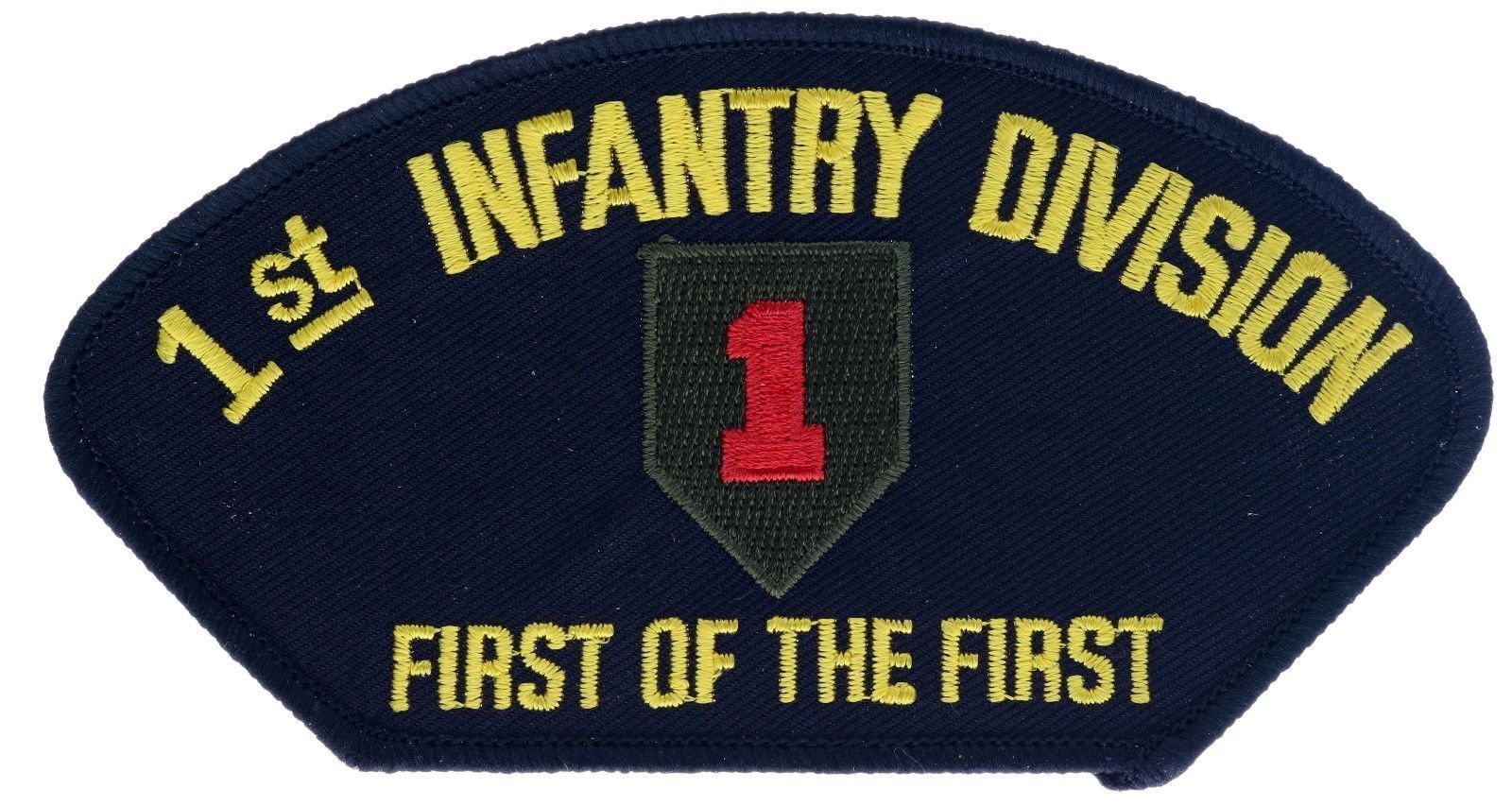 1st Infantry Division First of the First Big Red One Hat Patch HFLB1417 F6D30E
