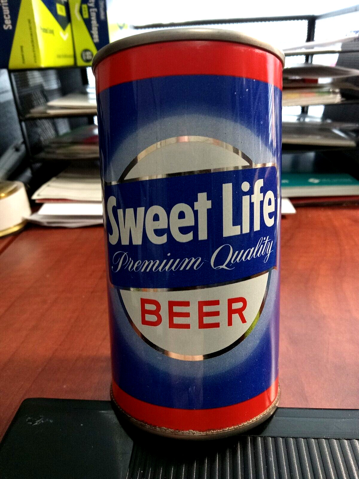 Sweet Life Premium Quality Flat Top Beer Can, Cumberland, MD