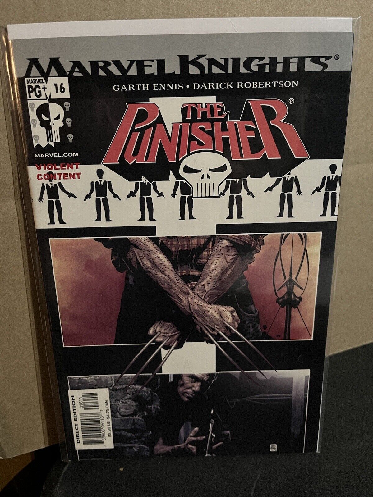 The Punisher 16 🔥2001 WOLVERINE🔥 Marvel Knights Comics🔥NM