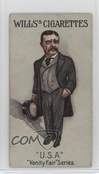 1902 Wills Vanity Fair Series Unnumbered Tobacco Theodore Roosevelt 11bd