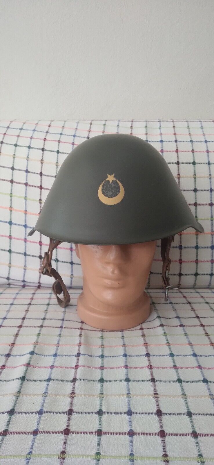 Turkish Army reissue DDR NVA East German  helmat combat  helm casco Elmetto