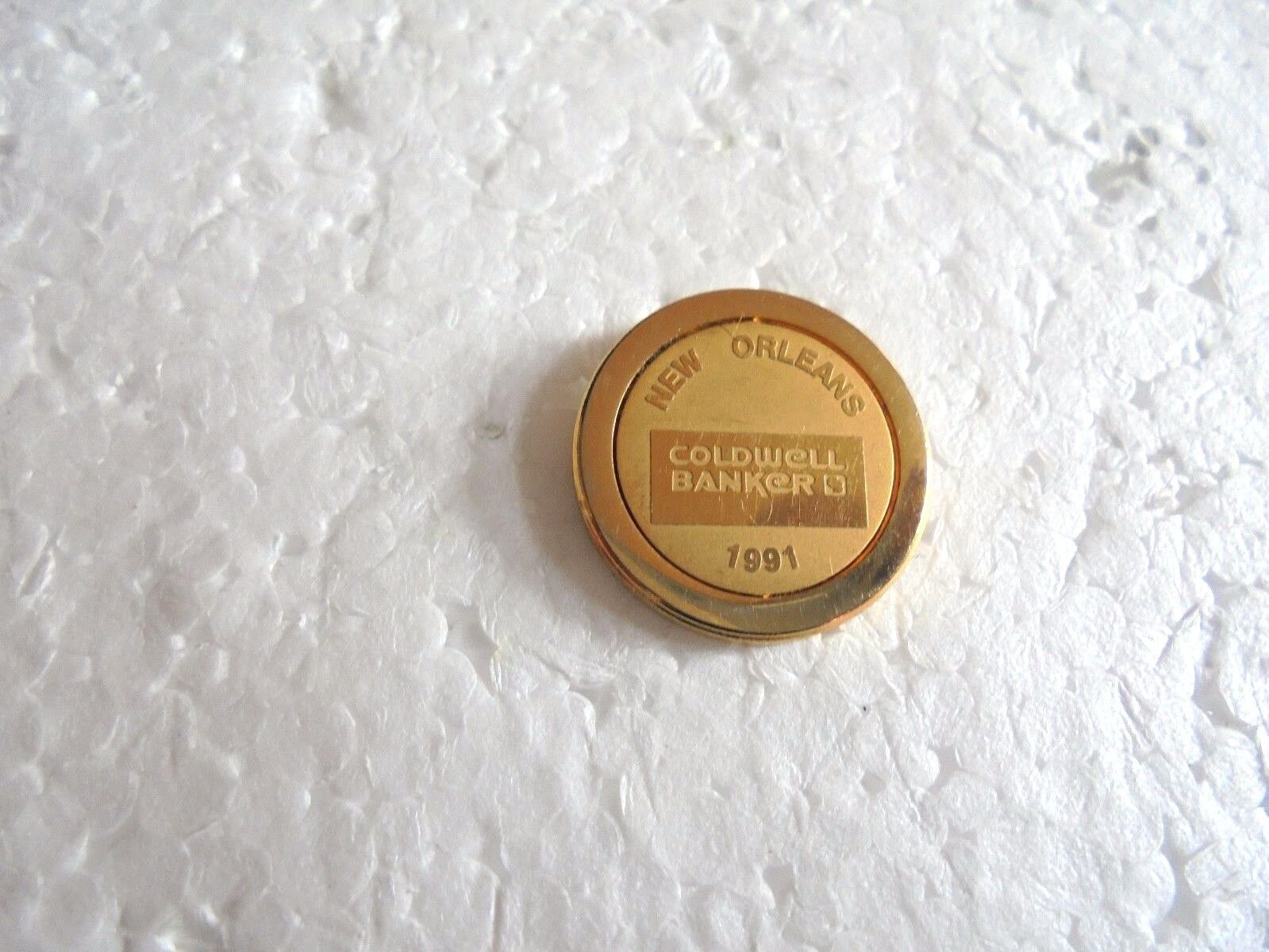 Vintage 1991 Coldwell Banker Real Estate New Orleans Lapel Pin