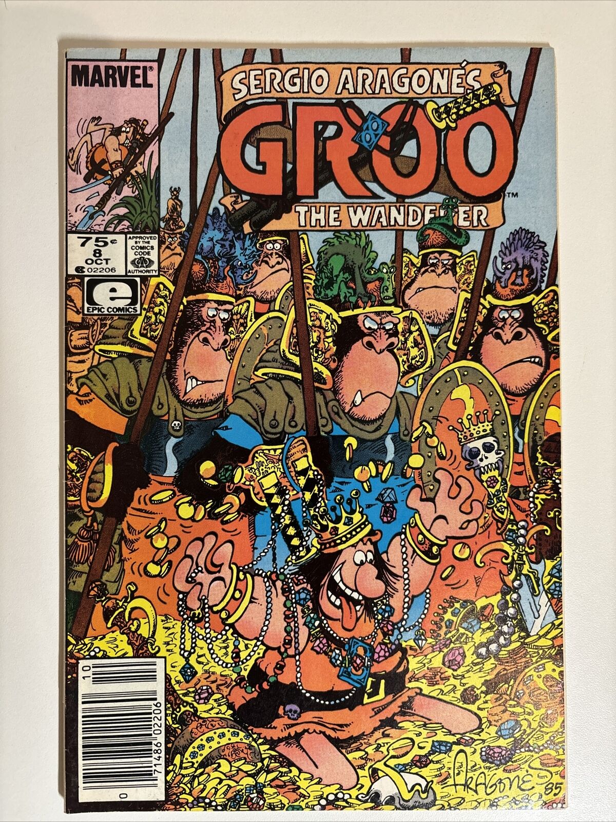 Groo the Wanderer  #8 -Sergio Aragones  (Epic/Marvel