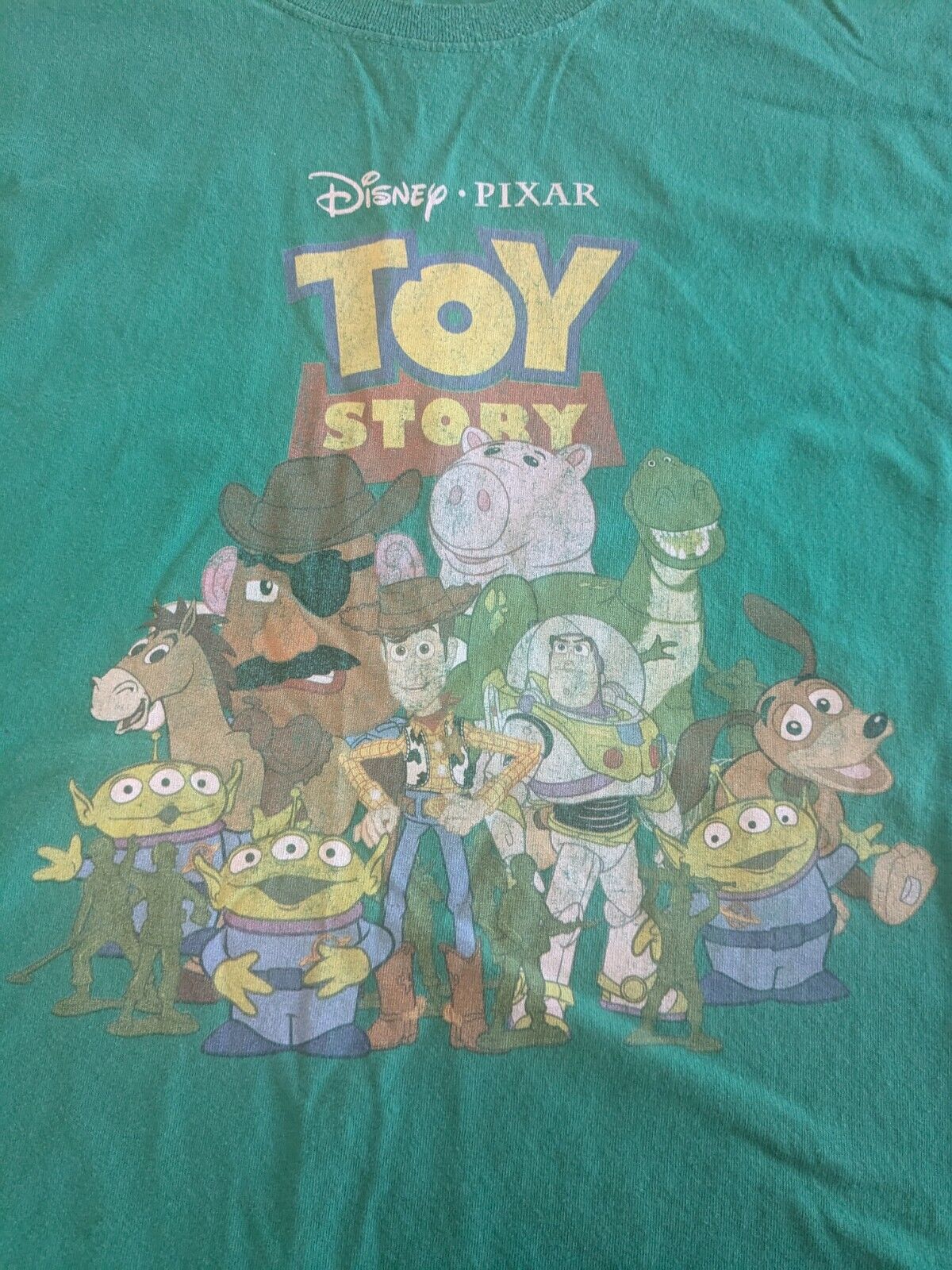 Disney Vintage Toy Story Graphic T Shirt Mens 2XL Y2k Pixar Woody Buzz Rex