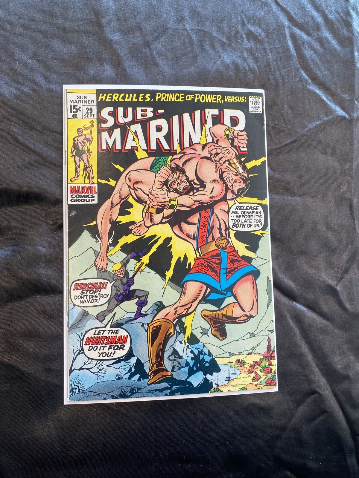 Sub-Mariner # 29 - 1st Namor vs. Hercules, 1st SirensFN+ 6.5 Cond. Marvel 1970