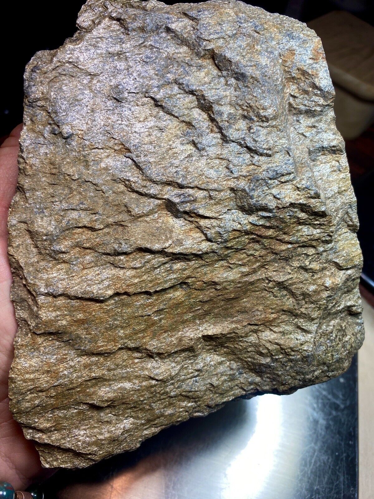 Gold Ore Display Stone Heavy w/ A lot Of Metals Showing 4+ Lbs Grade A