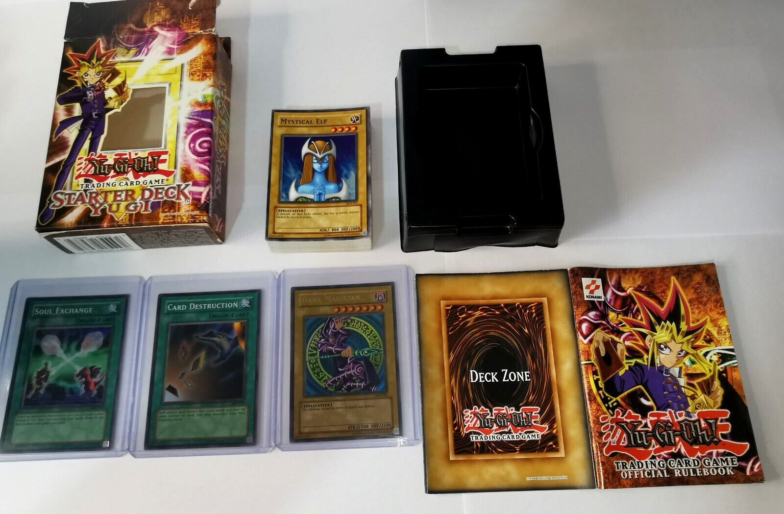 COMPLETE Starter Deck Yugi *NA* - Boxed (MINT CARDS) Dark Magician etc Yu-Gi-Oh