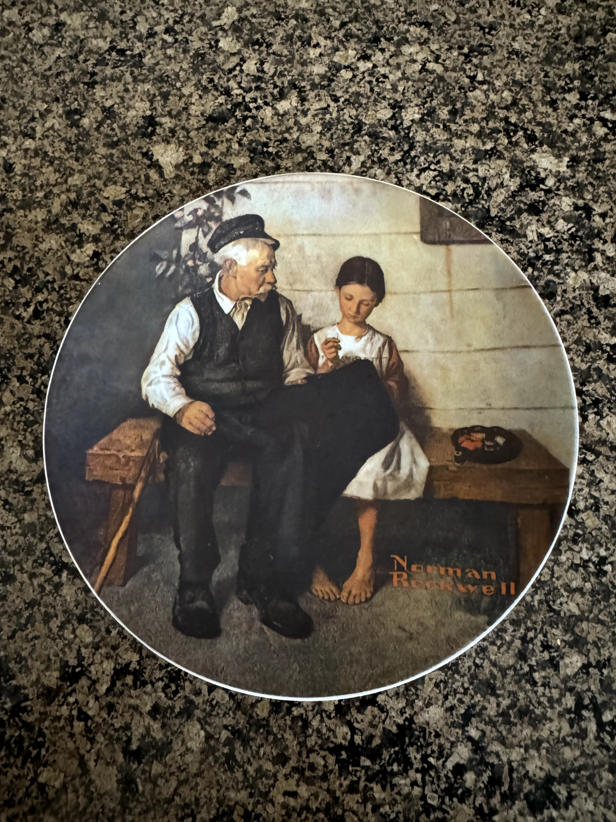  Knowles Norman Rockwell Plate (1979) \