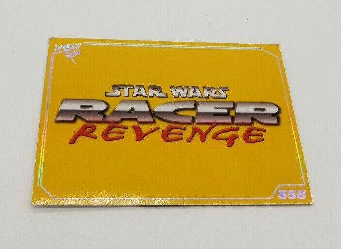Star Wars Racer Revenge 558 Limited Run Games Gold Trading Cards New No Creases
