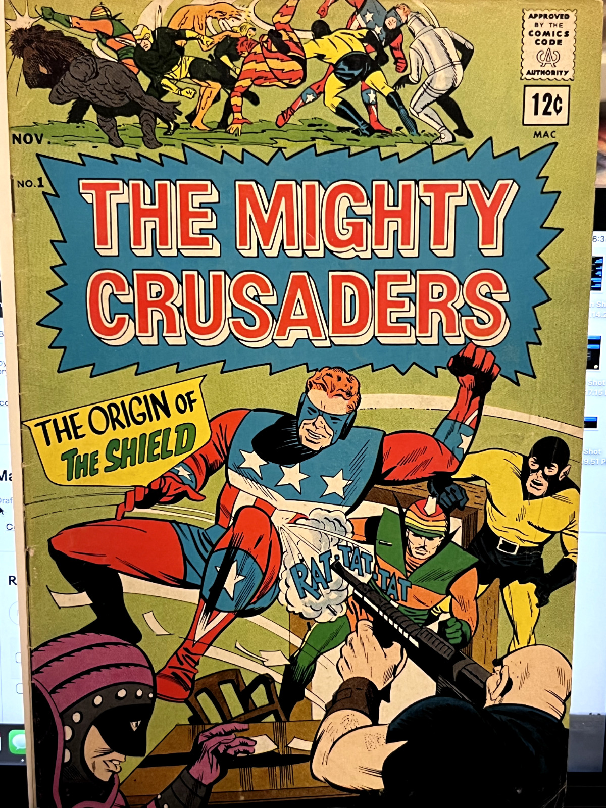 The Mighty Crusaders #1 GD+ The Origin of The Shield