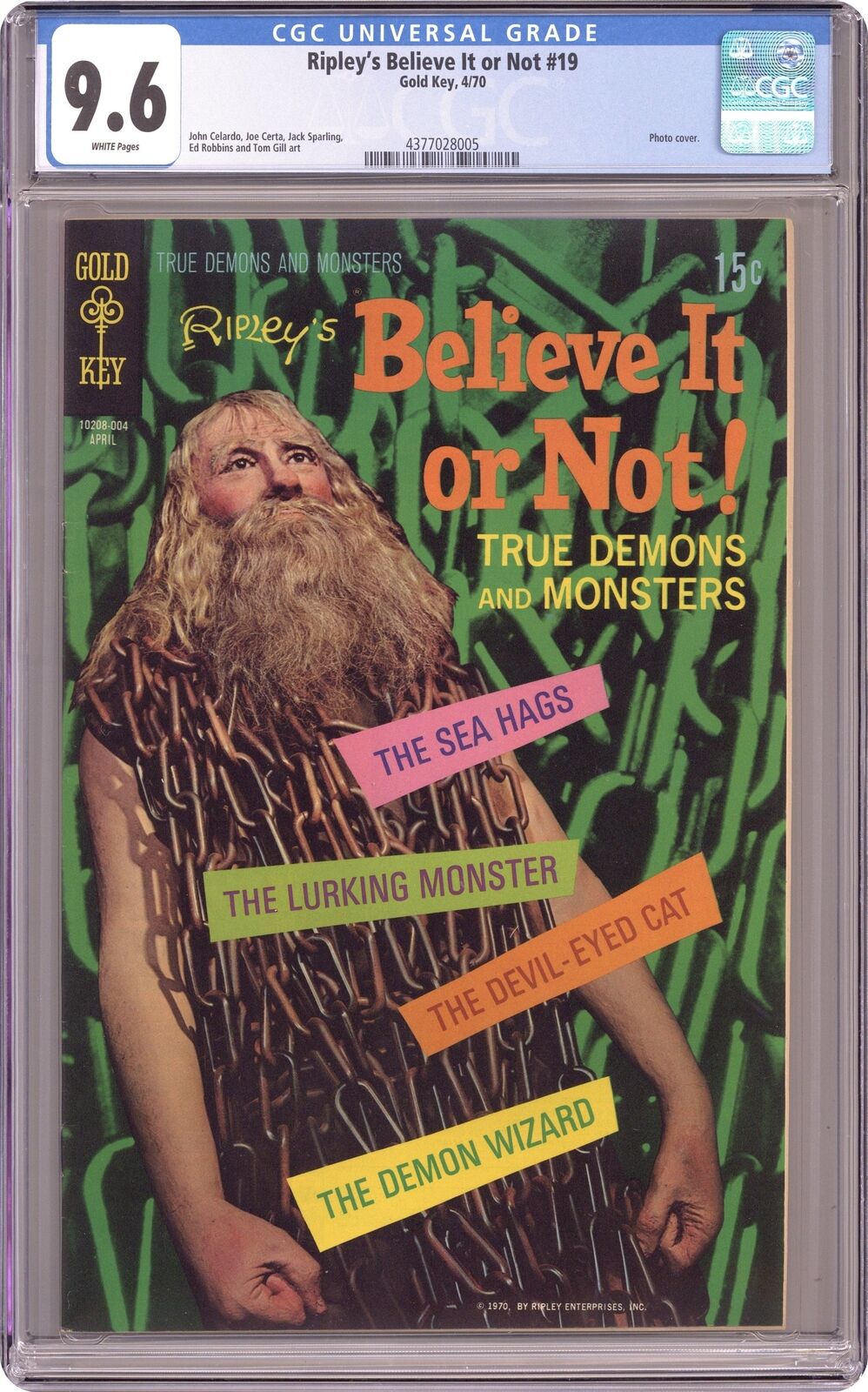 Ripley's Believe It or Not #19 CGC 9.6 1970 4377028005
