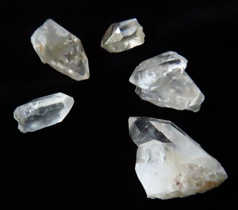 Quartz Crystals- Five- Arkansas (natural not Chinese Grown)