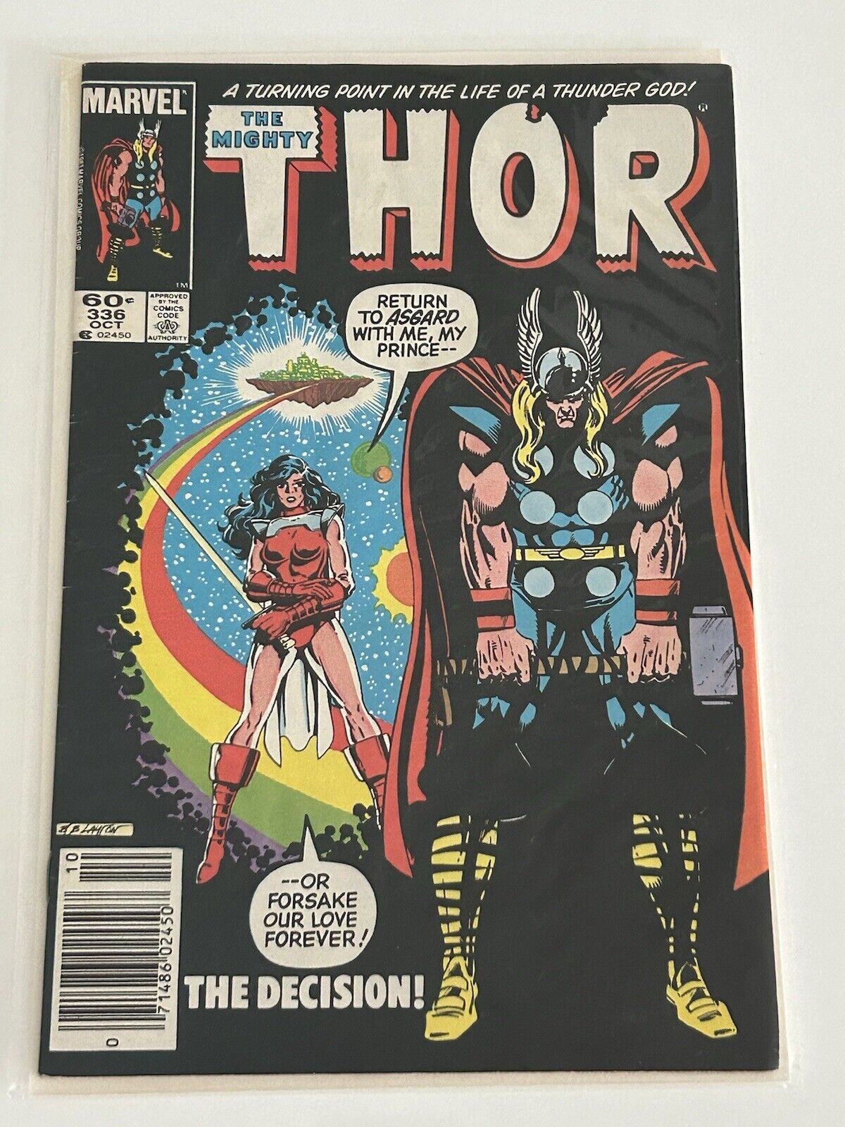 The Mighty Thor Vol.1 #336 October 1983 Marvel Comics *Newsstand*