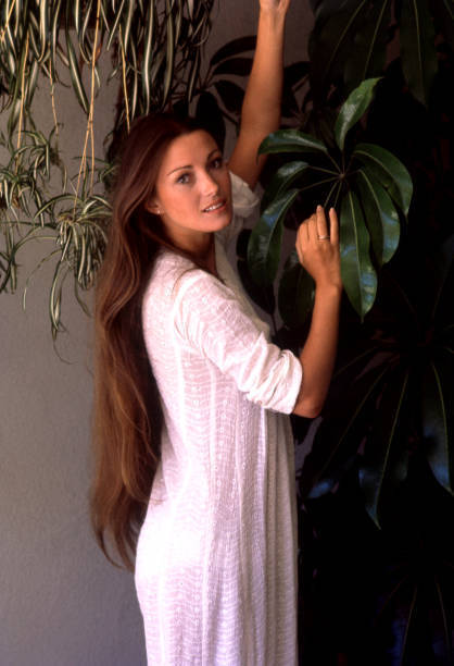 English actress Jane Seymour poses for a portrait in LA circa 1986 Old Photo 7