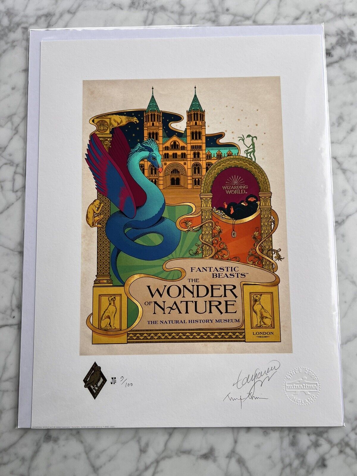 Minalima Harry Potter / Fantastic Beasts Limited Signed Art Print