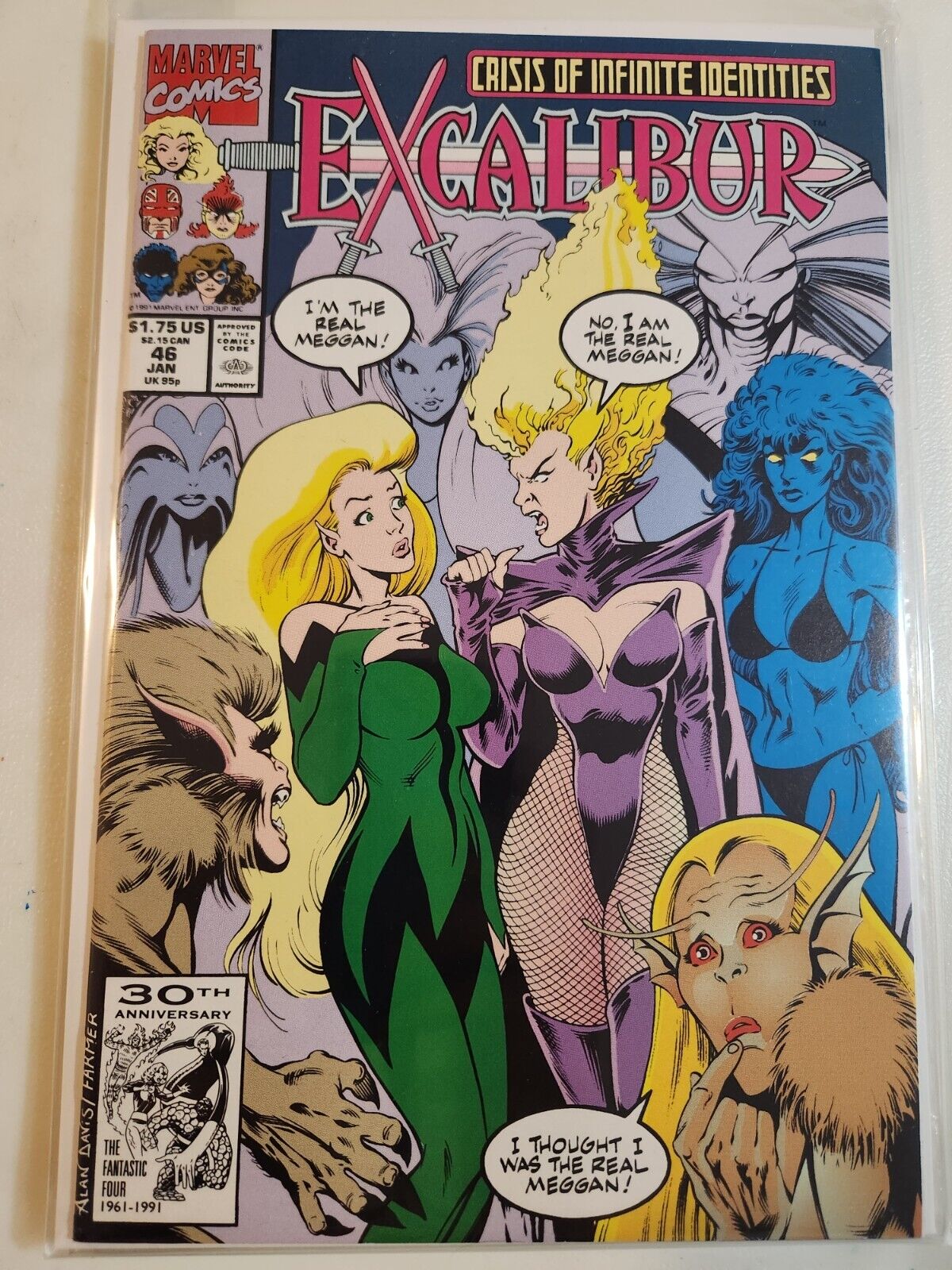 Excalibur #46 1991 MARVEL COMIC BOOK 7.5 V27-54